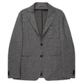 Canali Grey Impeccable Checked Soft Wool Blazer Jacket