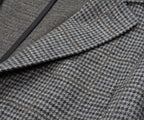 Canali Grey Impeccable Checked Soft Wool Blazer Jacket
