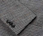 Canali Grey Impeccable Checked Soft Wool Blazer Jacket
