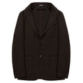 Canali Chocolate Cotton/Cashmere Blazer Jacket