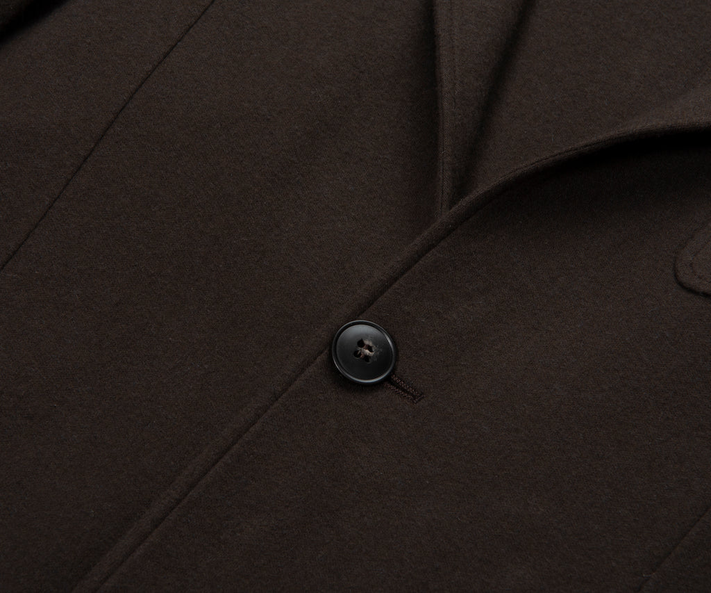 Canali Chocolate Cotton/Cashmere Blazer Jacket
