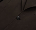 Canali Chocolate Cotton/Cashmere Blazer Jacket