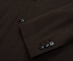 Canali Chocolate Cotton/Cashmere Blazer Jacket