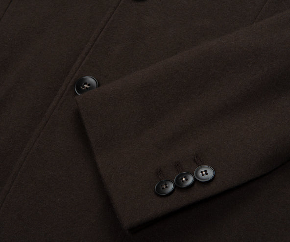 Canali Chocolate Cotton/Cashmere Jacket