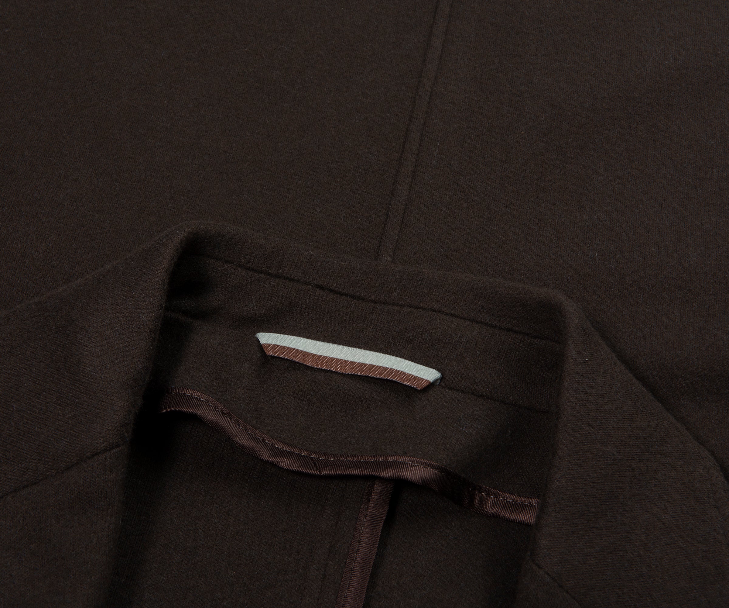Canali Chocolate Cotton/Cashmere Blazer Jacket