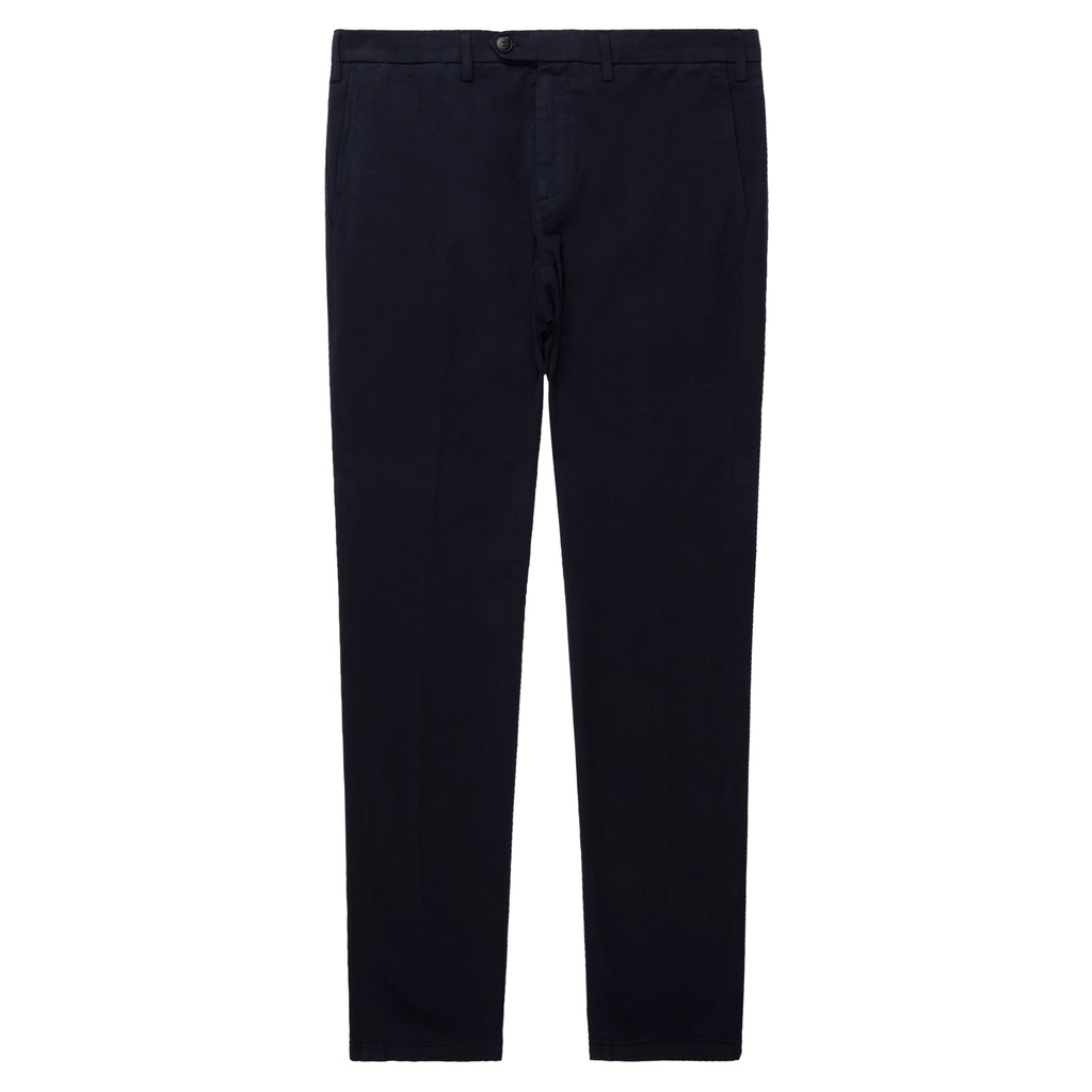 Canali Navy Soft Cotton Trousers