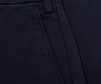 Canali Navy Soft Cotton Trousers