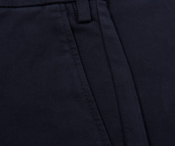 Canali Navy Soft Cotton Trousers