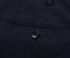 Canali Navy Soft Cotton Trousers