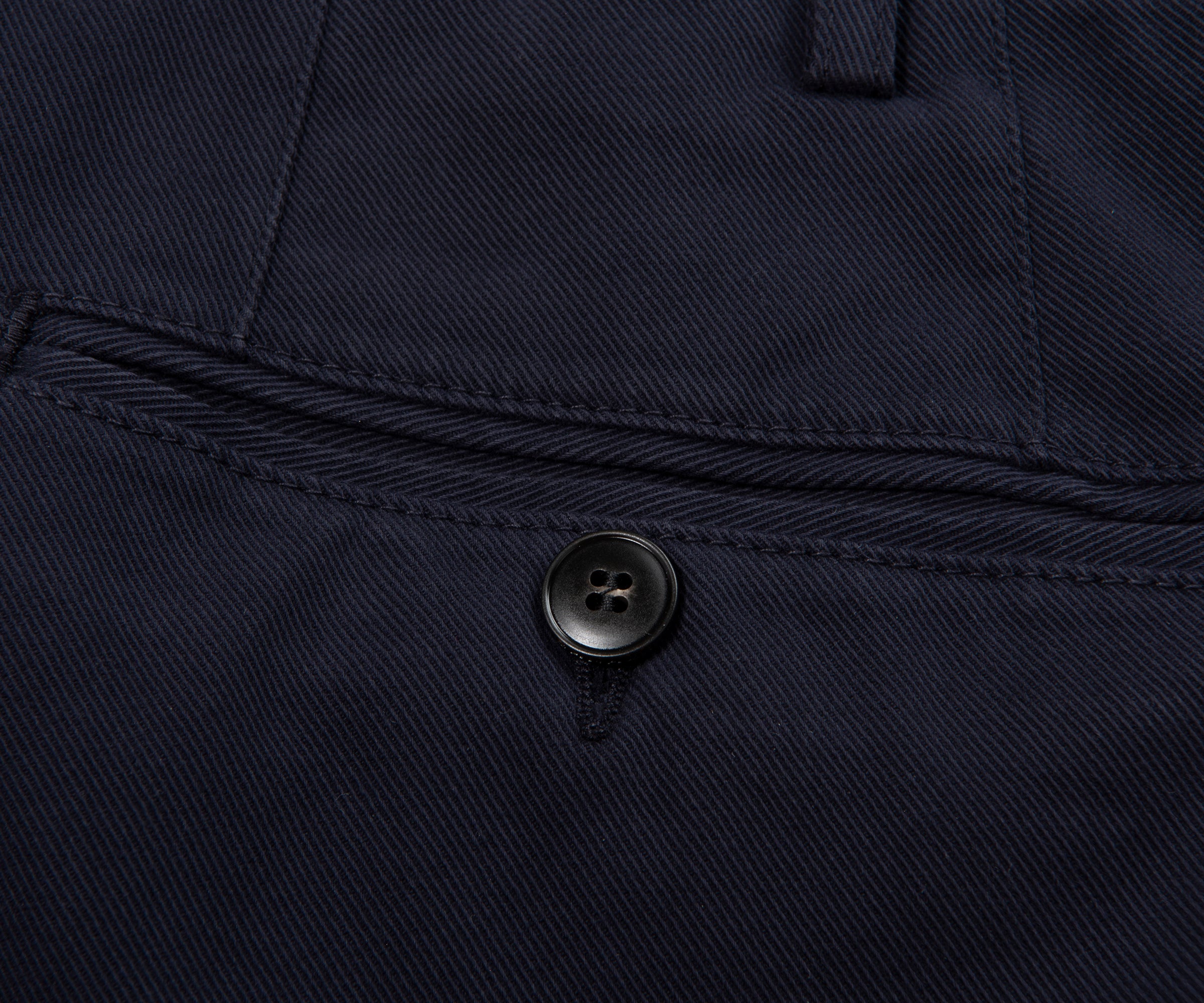 Canali Navy Soft Cotton Trousers