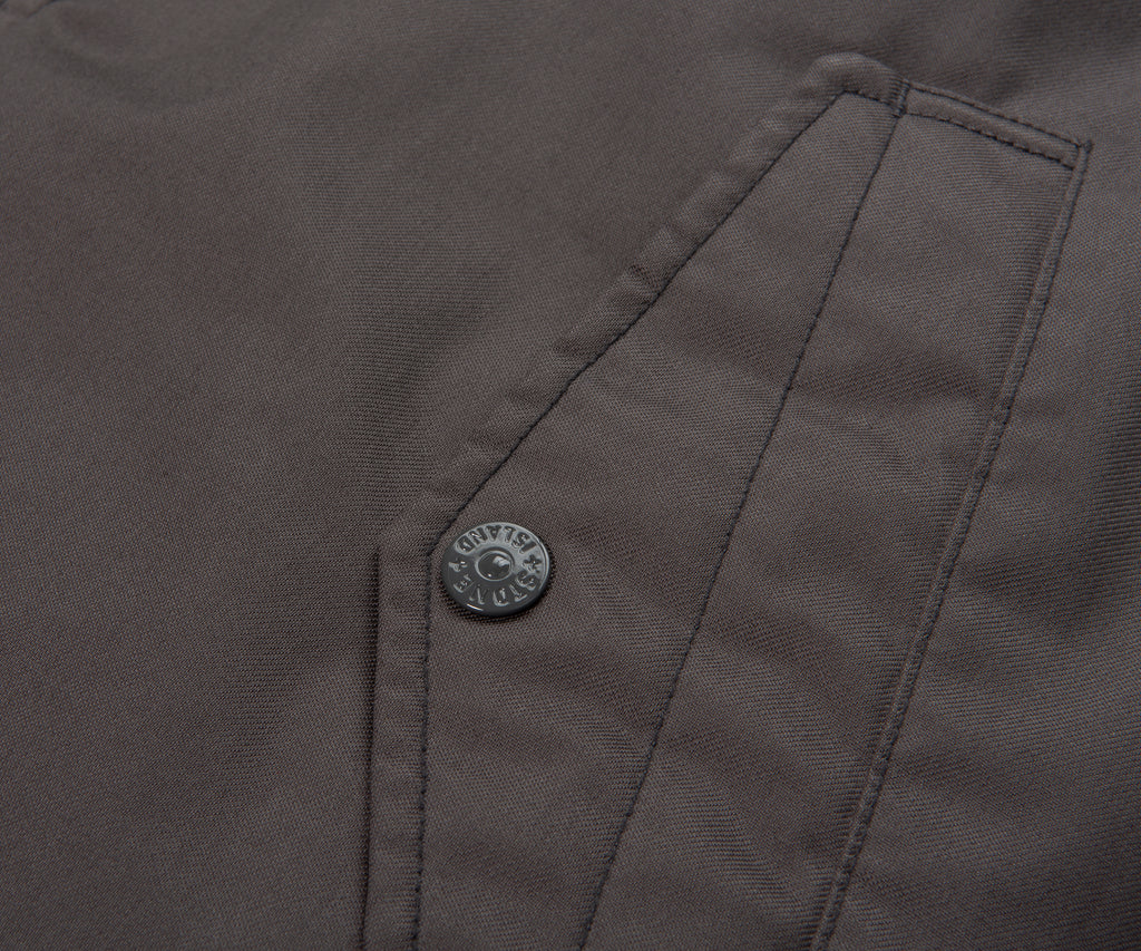 Stone Island Ghost Grey Performance Twill Wool TC Gilet