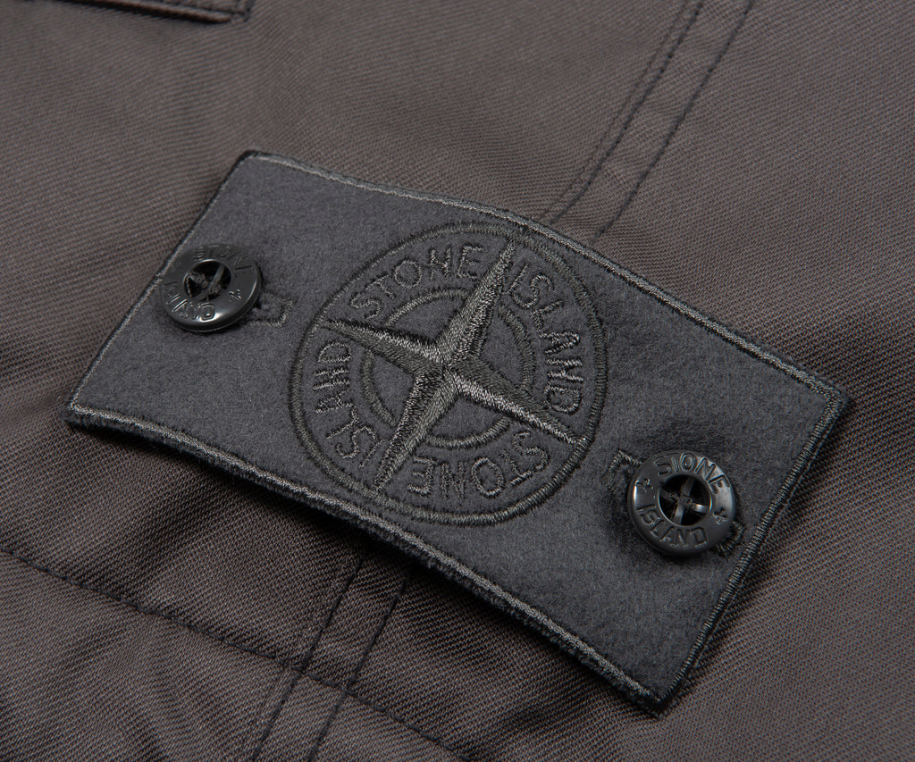 Stone Island Ghost Grey Performance Twill Wool TC Gilet