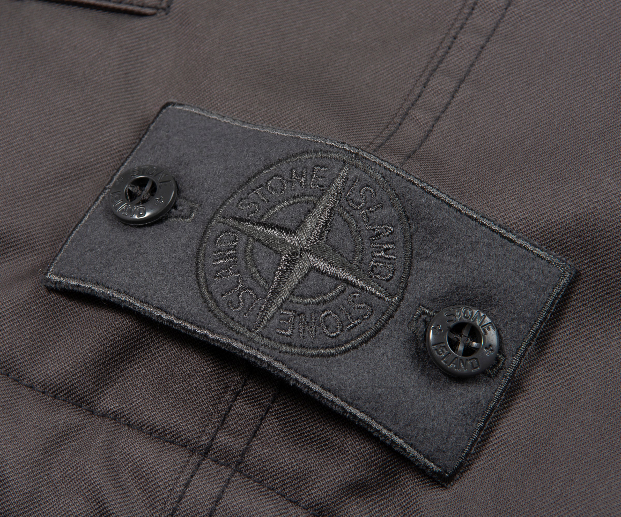 Stone Island Ghost Grey Performance Twill Wool TC Gilet