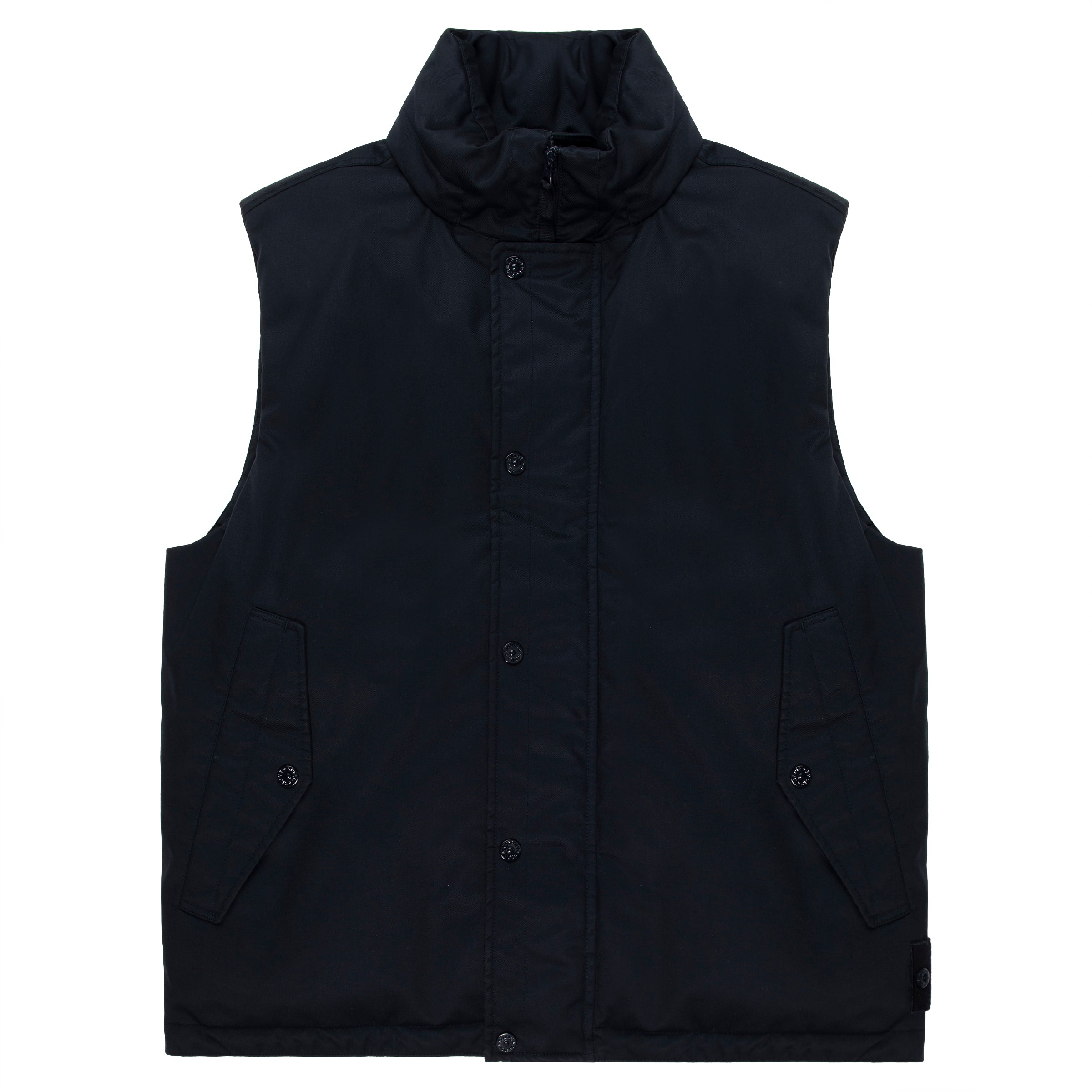 Stone Island Ghost Navy Performance Twill Wool TC Gilet