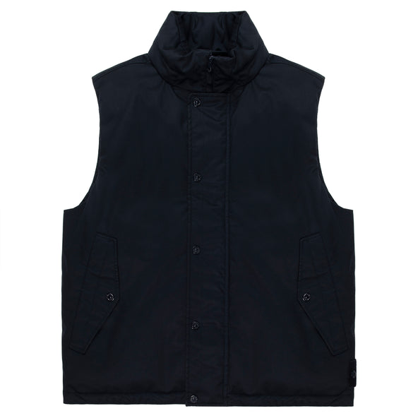 Stone Island Ghost Navy Performance Twill Wool TC Gilet