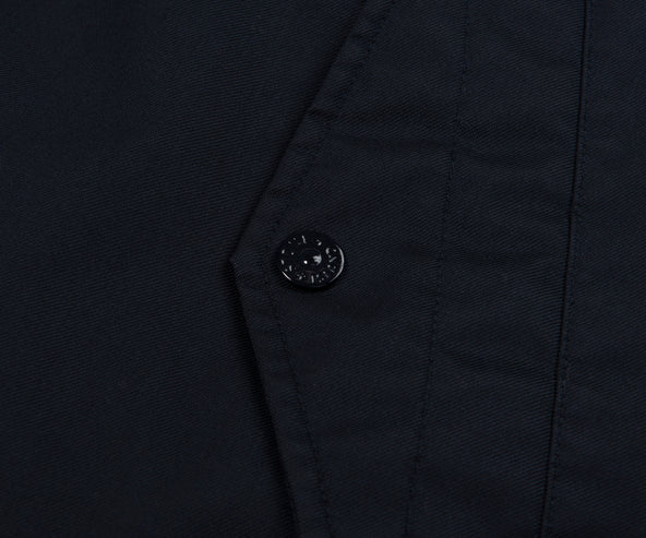 Stone Island Ghost Navy Performance Twill Wool TC Gilet
