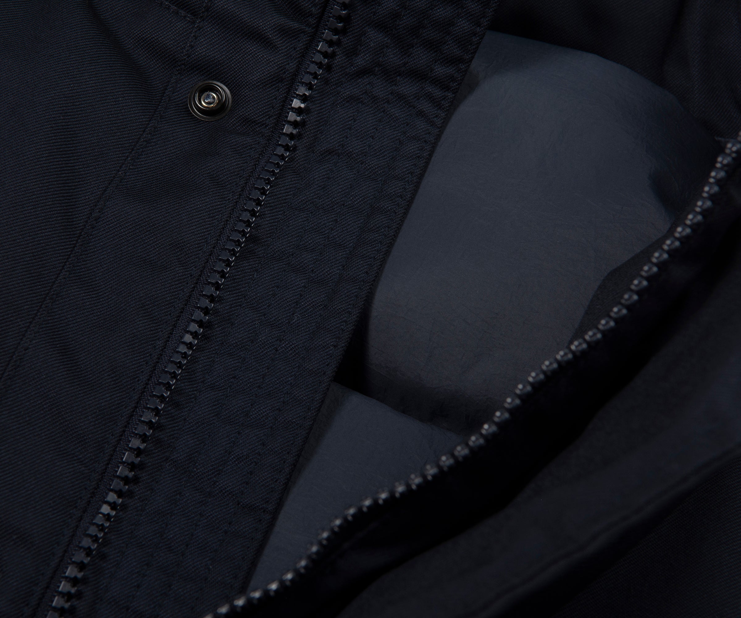 Stone Island Ghost Navy Performance Twill Wool TC Gilet