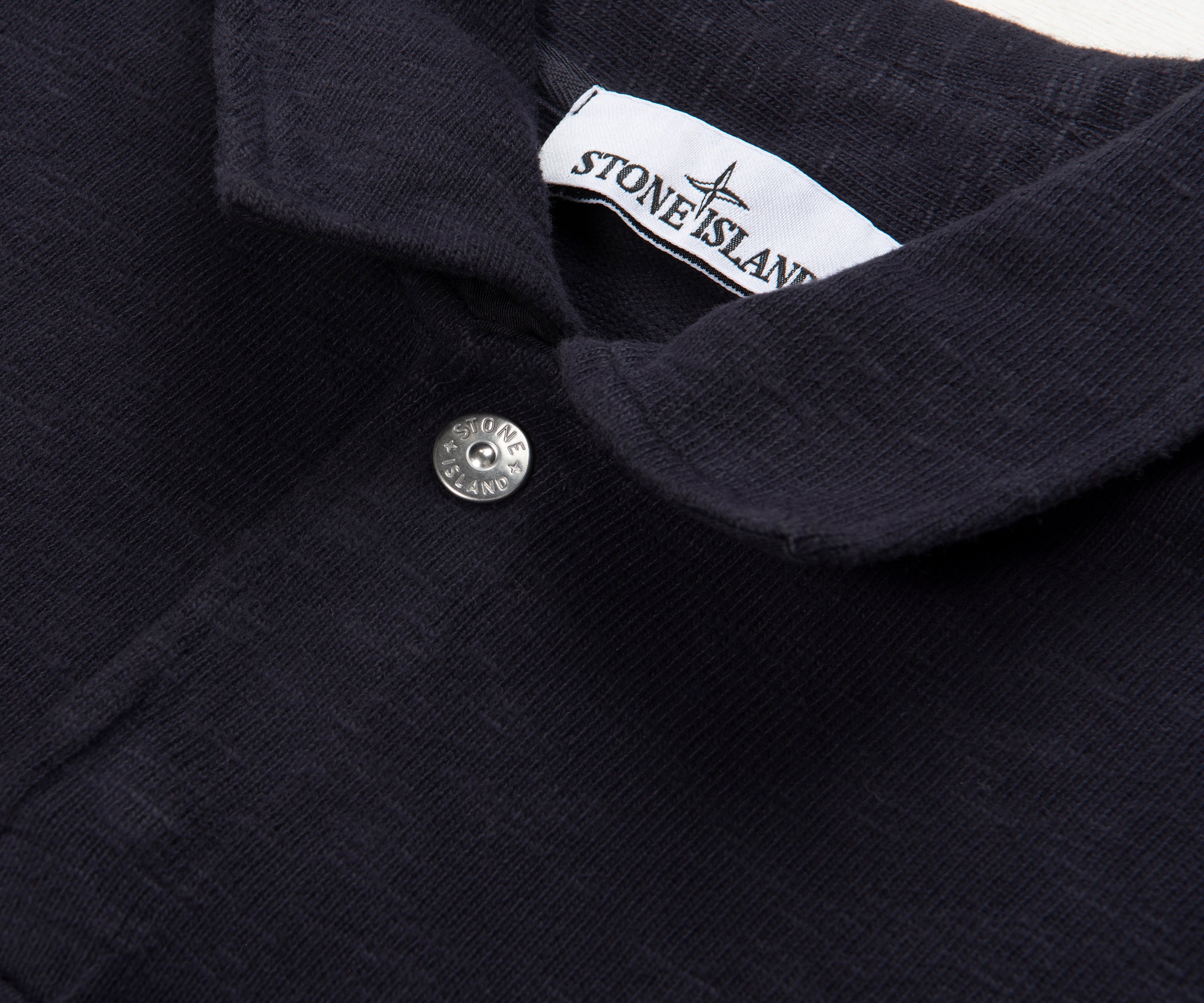 Stone Island Purple Flecked Rugby Shirt