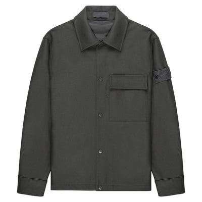 Stone Island Ghost Grey Fleece Overshirt