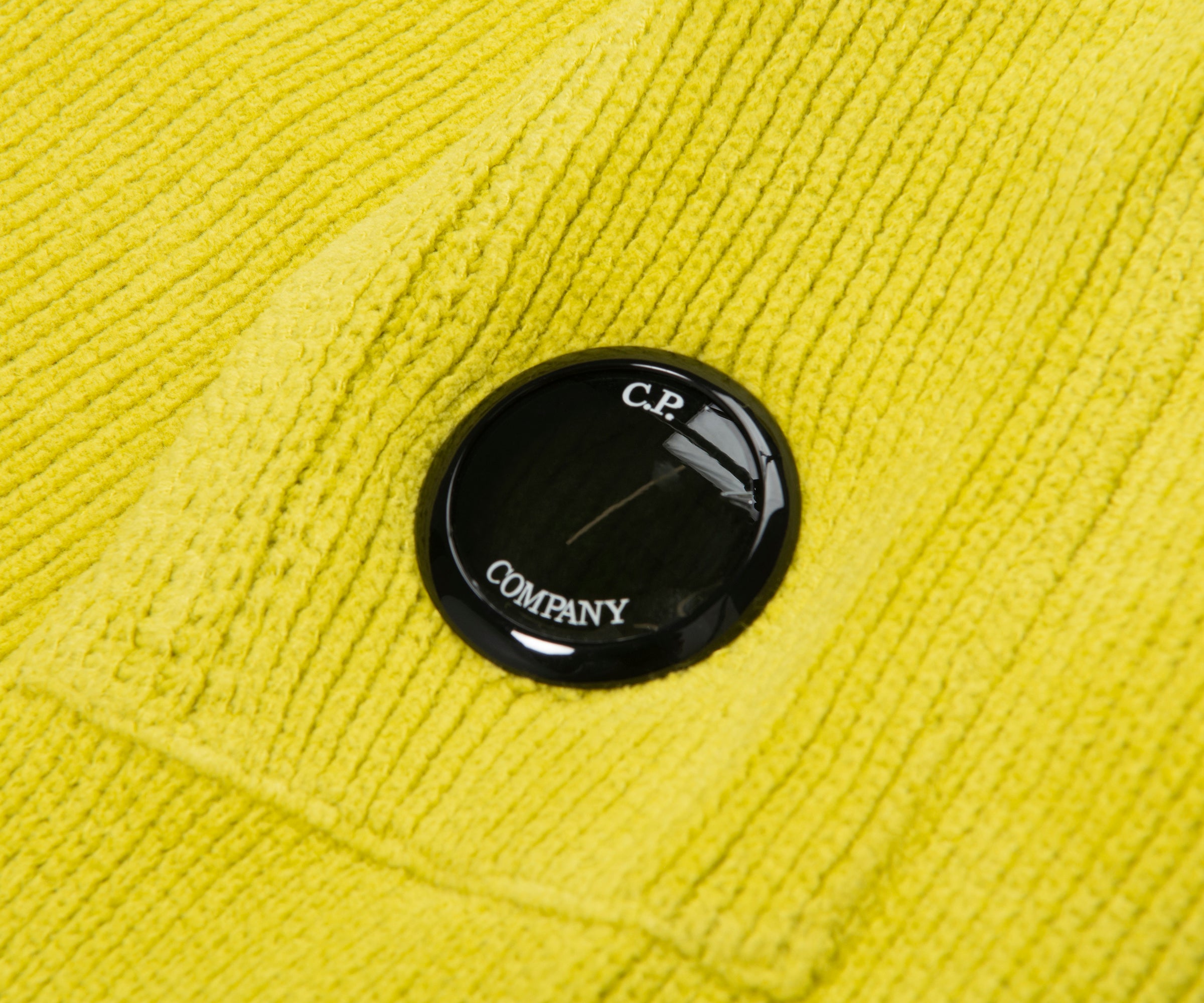 C.P. Company Acid Yellow Knit Crew Neck Sweater