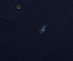 Ralph Lauren Navy Merino Wool LS Polo