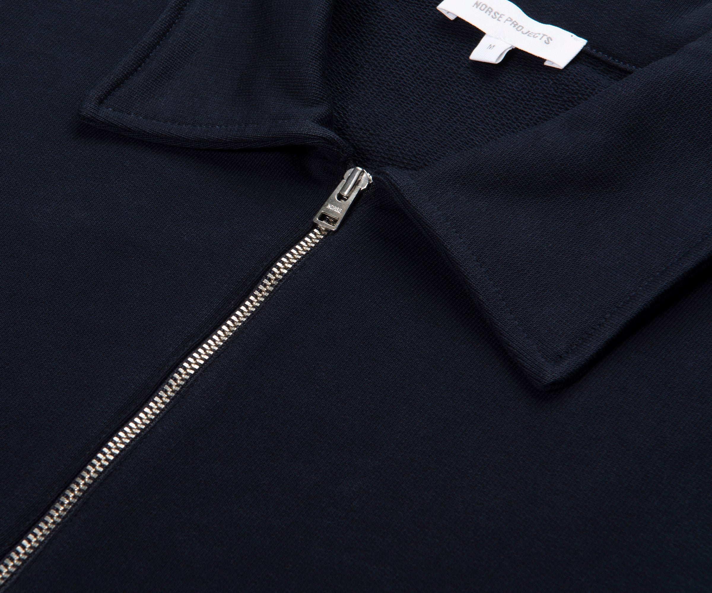 Norse Project Half Zip Navy Sweatshirt