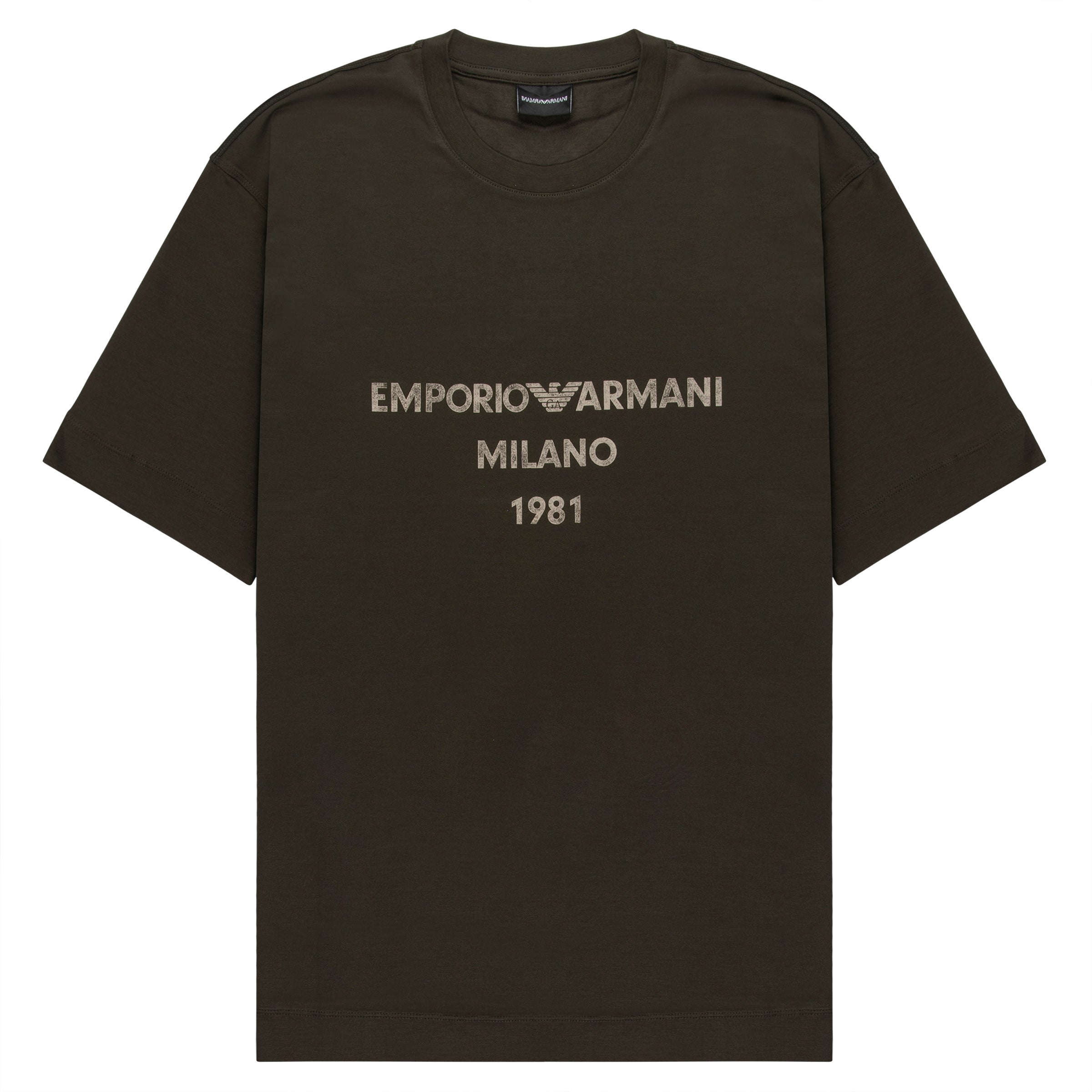 Emporio Armani Khaki Milano T-Shirt