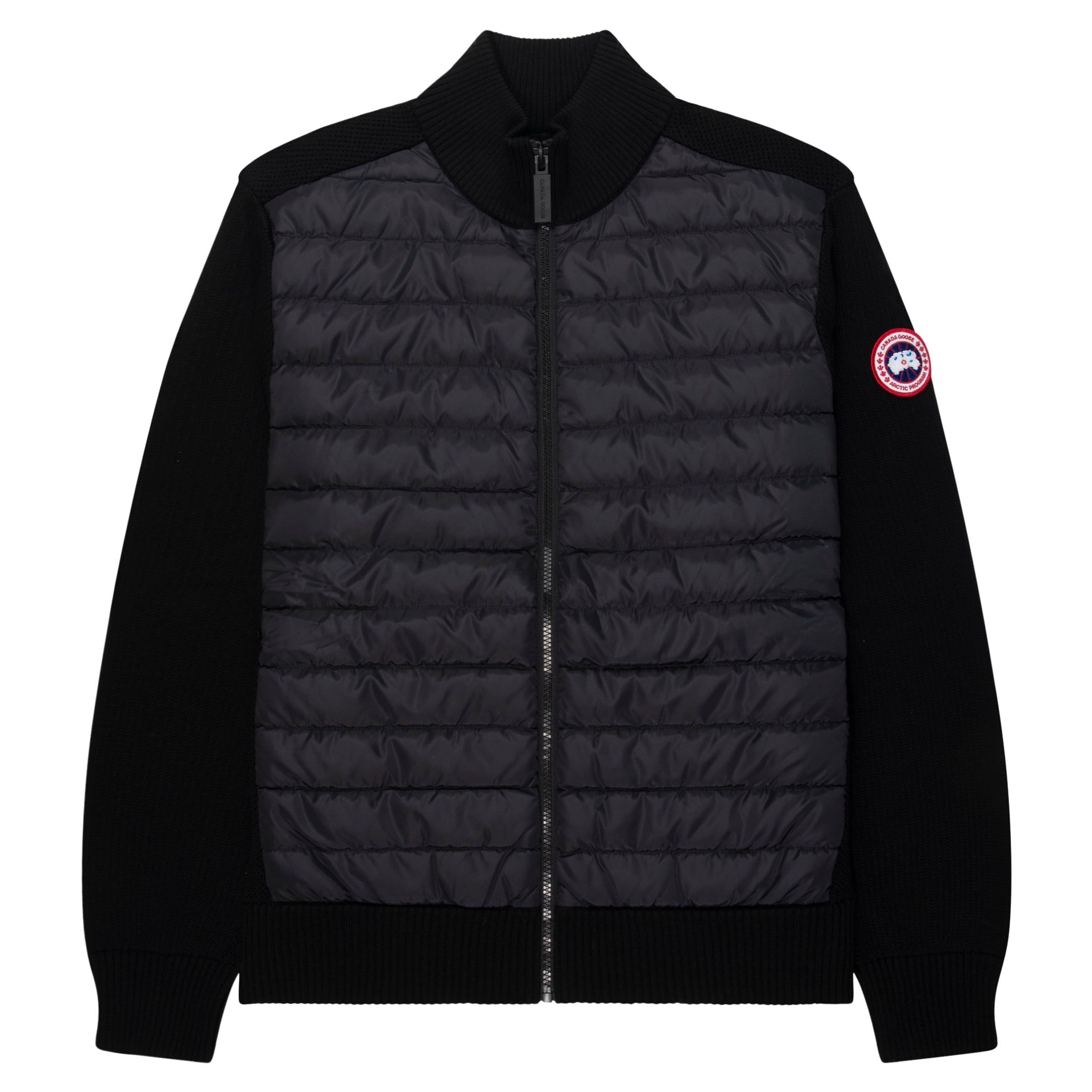 Canada Goose Black Hybridge Knit Jacket