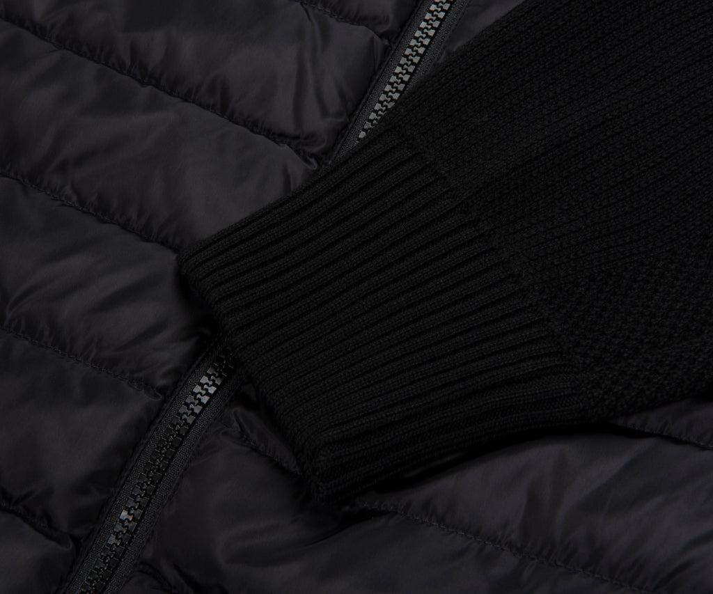 Canada Goose Black Hybridge Knit Jacket