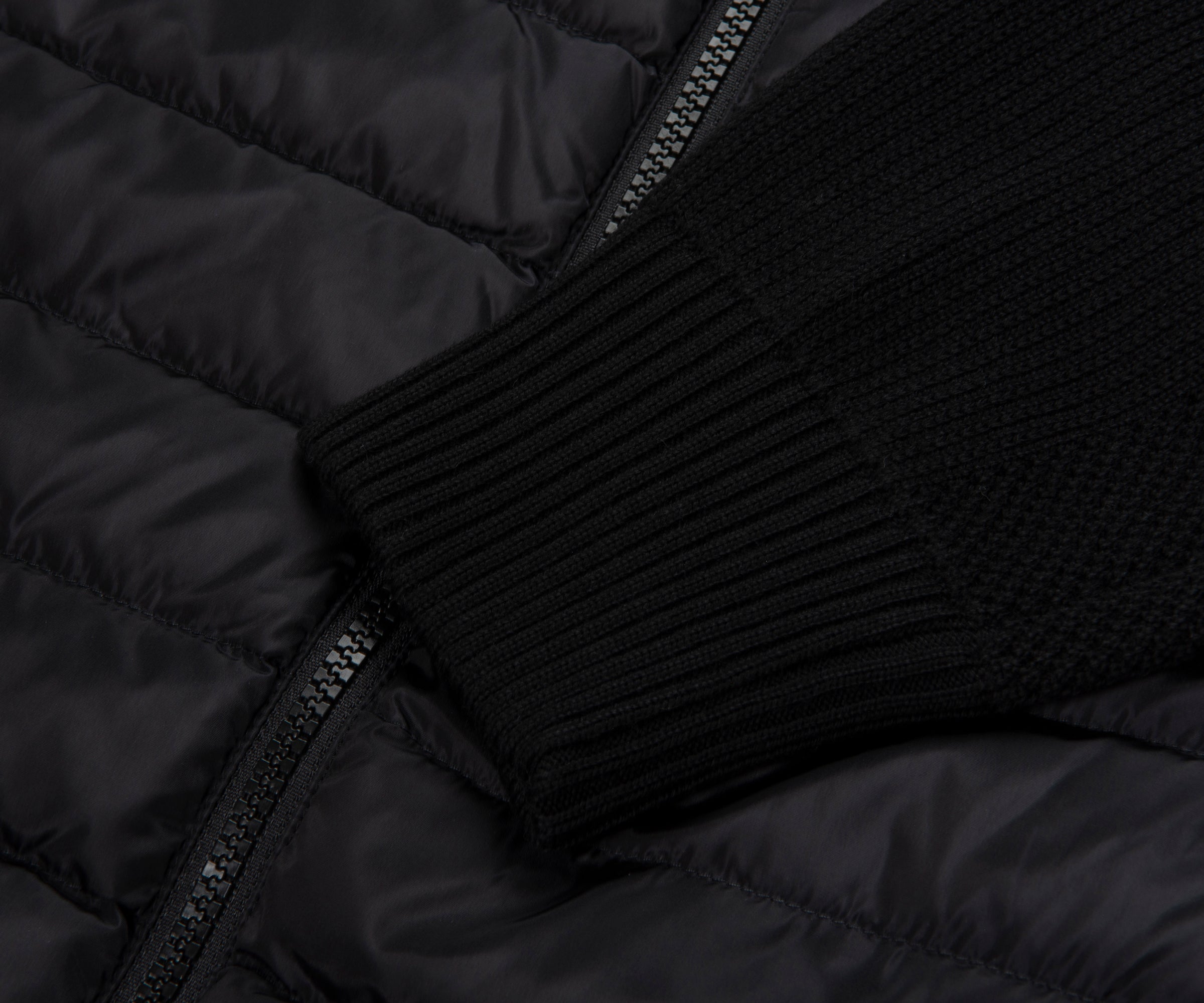 Canada Goose Black Hybridge Knit Jacket
