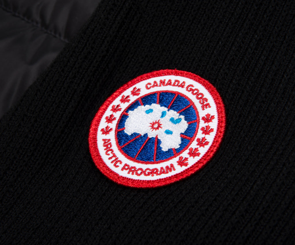 Canada Goose Black Hybridge Knit Jacket