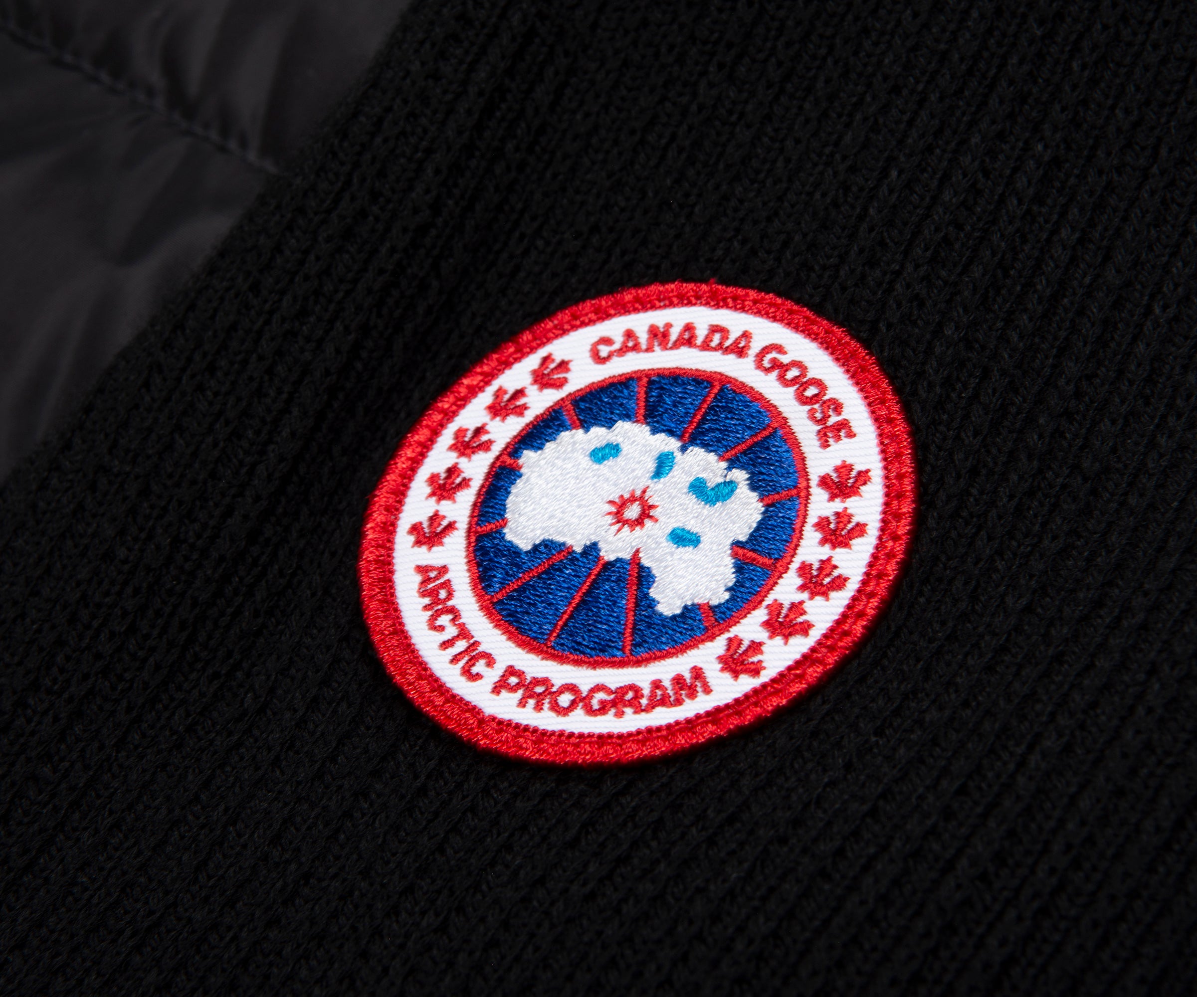 Canada Goose Black Hybridge Knit Jacket