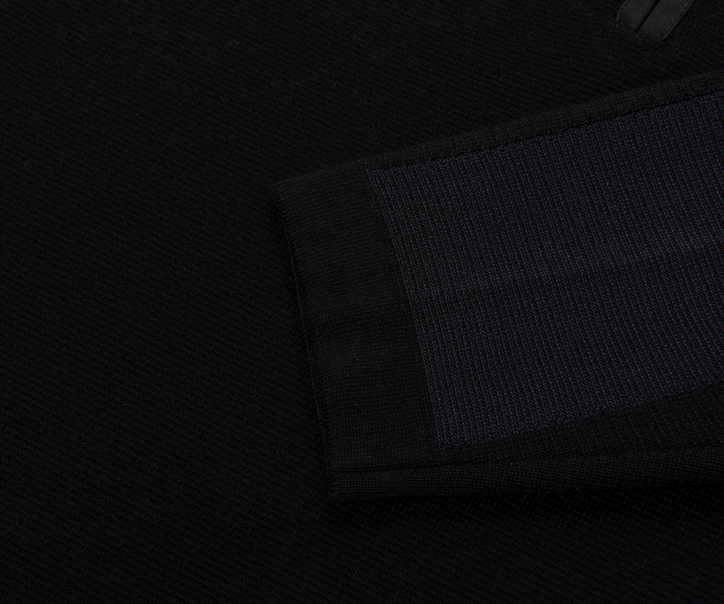 Canada Goose Black Stormont 1/4 Zip Sweater