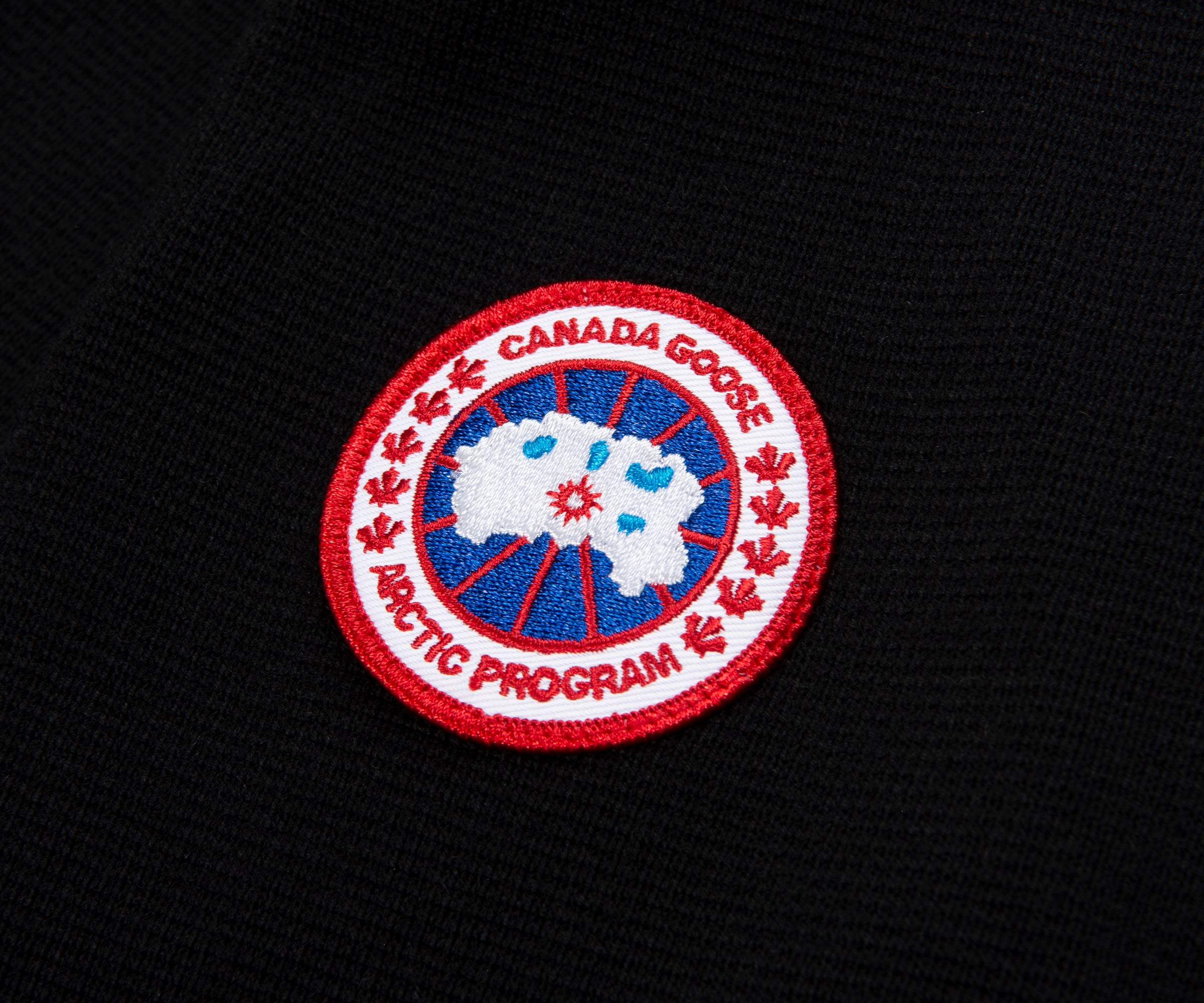 Canada Goose Black Stormont 1/4 Zip Sweater