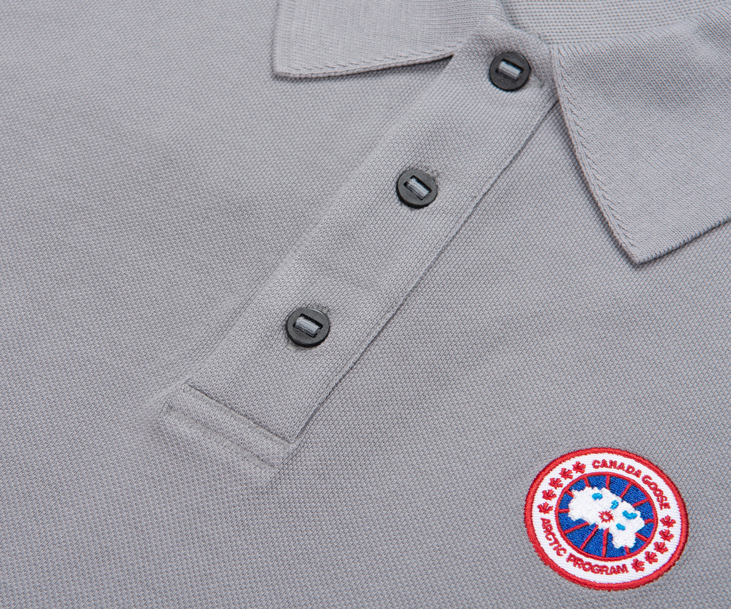 Canada Goose Grey Beckley Polo Shirt