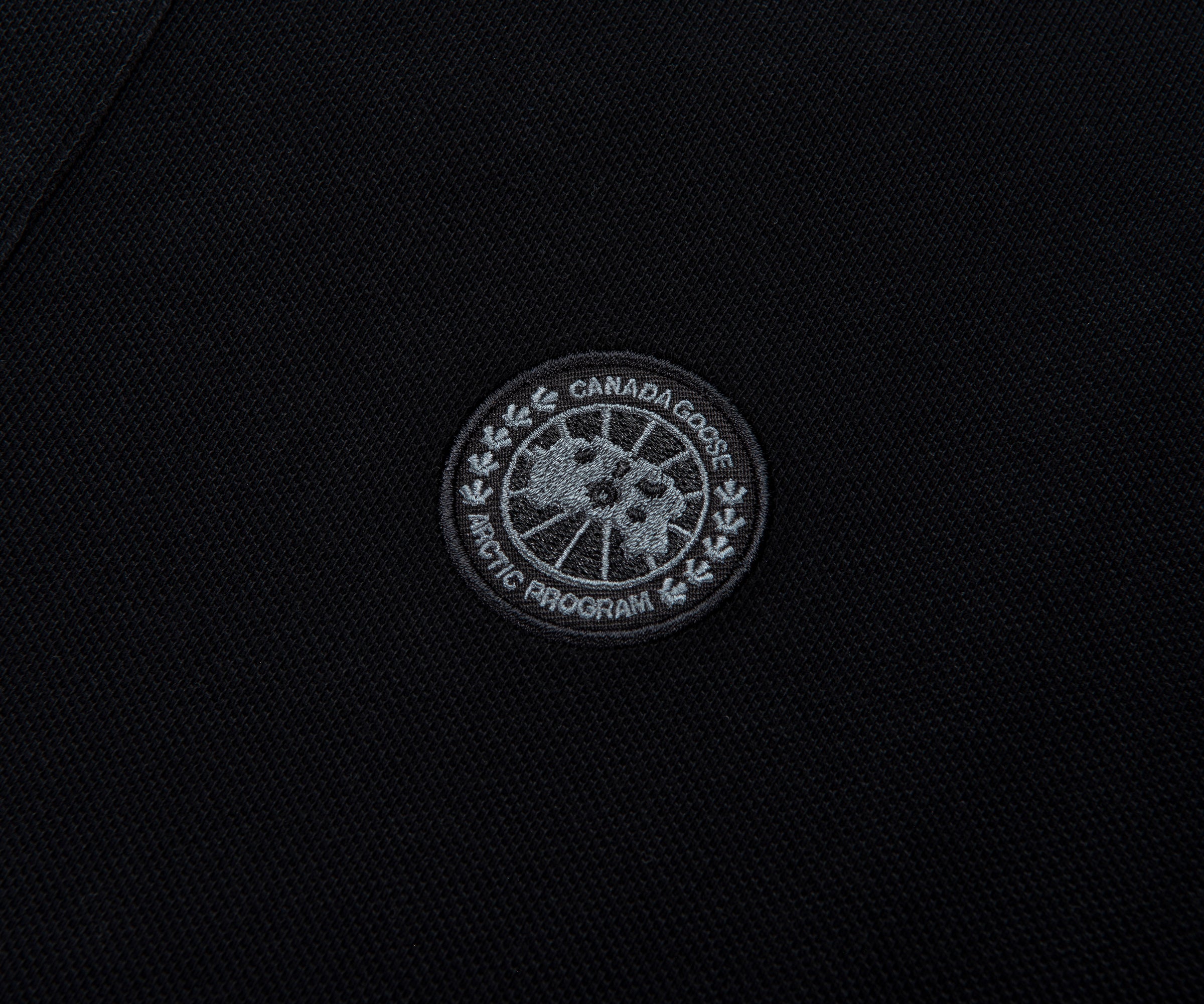 Canada Goose Black Beckley Polo Shirt
