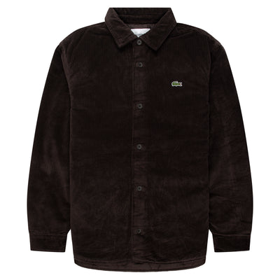 Lacoste Brown Cord Overshirt
