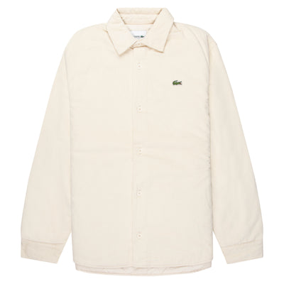 Lacoste Cream Cord Overshirt