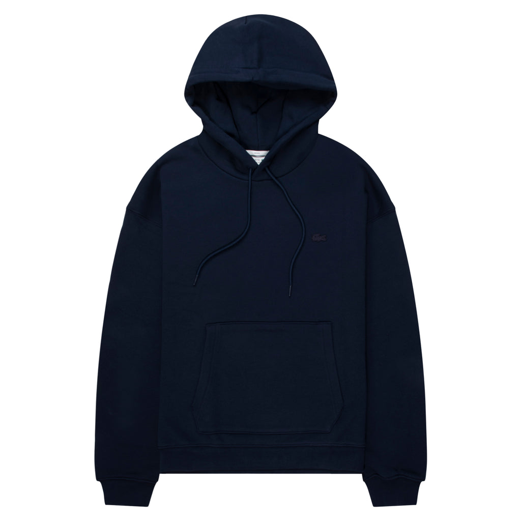 Lacoste Navy Heavy Fleece Hoodie