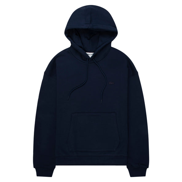 Lacoste Navy Heavy Fleece Hoodie