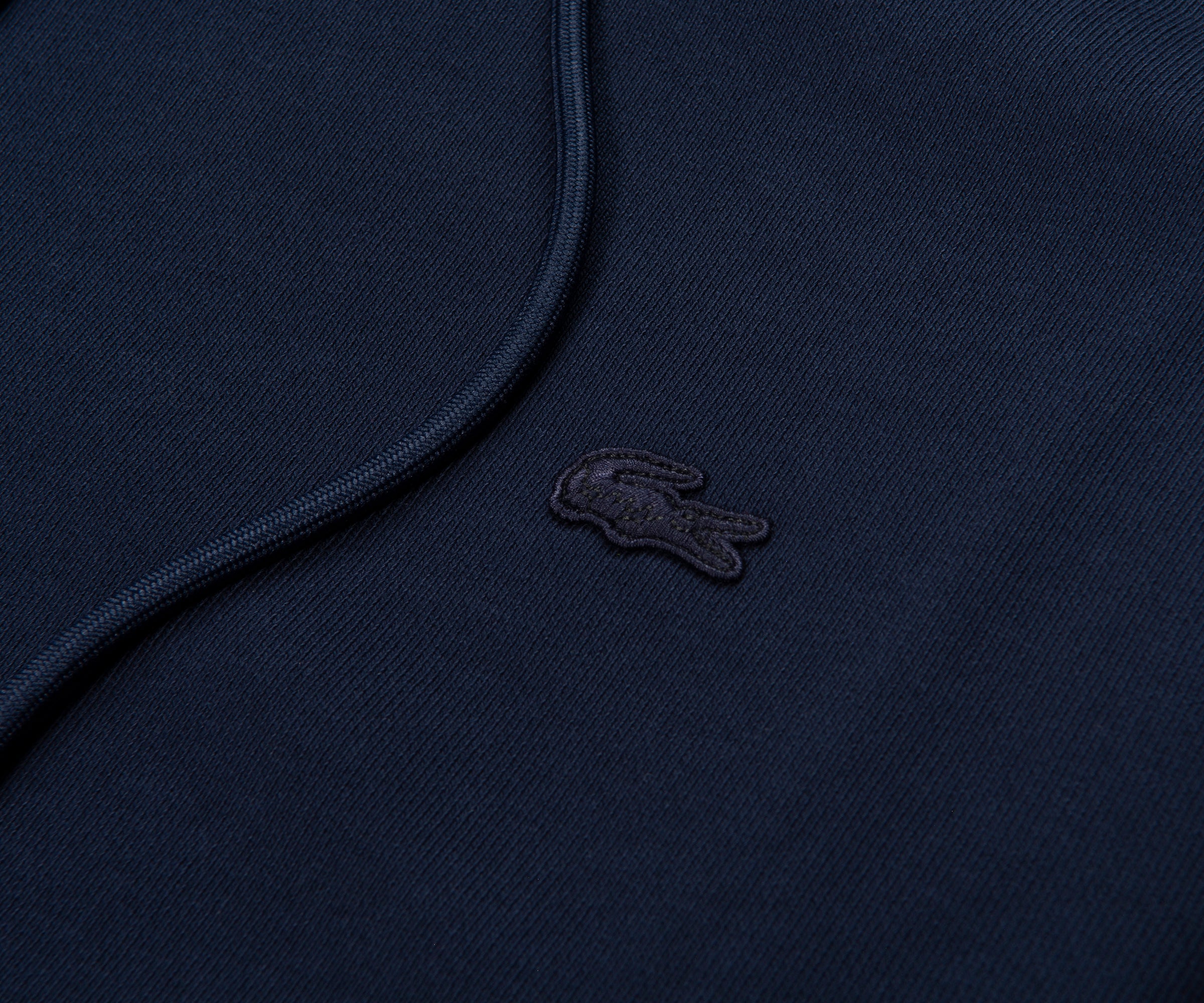 Lacoste Navy Heavy Fleece Hoodie