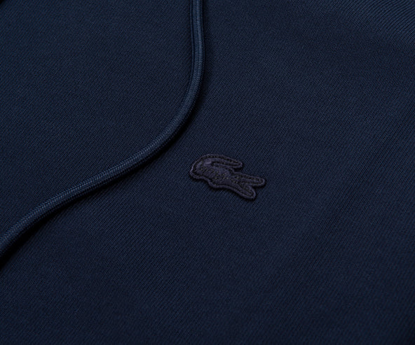 Lacoste Navy Heavy Fleece Hoodie
