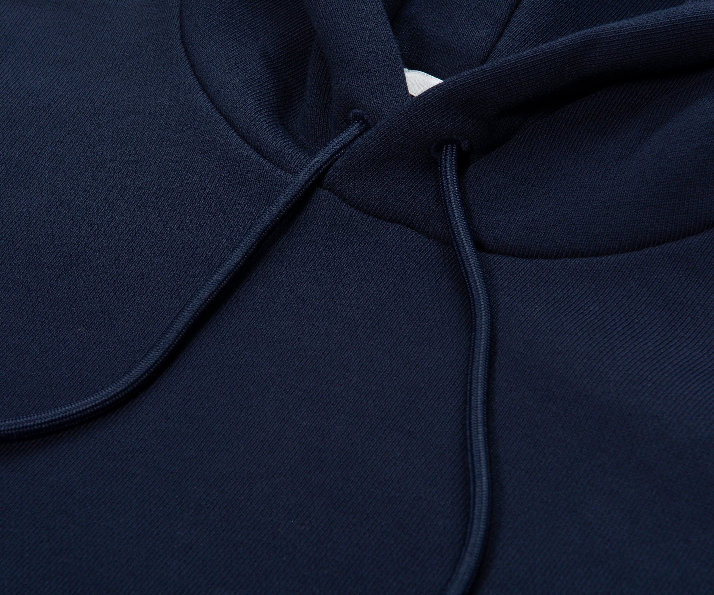 Lacoste Navy Heavy Fleece Hoodie
