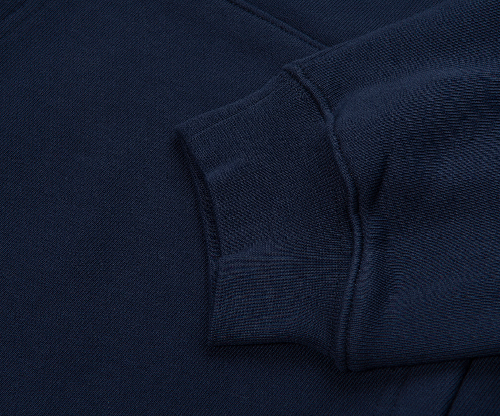 Lacoste Navy Heavy Fleece Hoodie