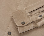 Paul & Shark Sand Thin Cord Overshirt
