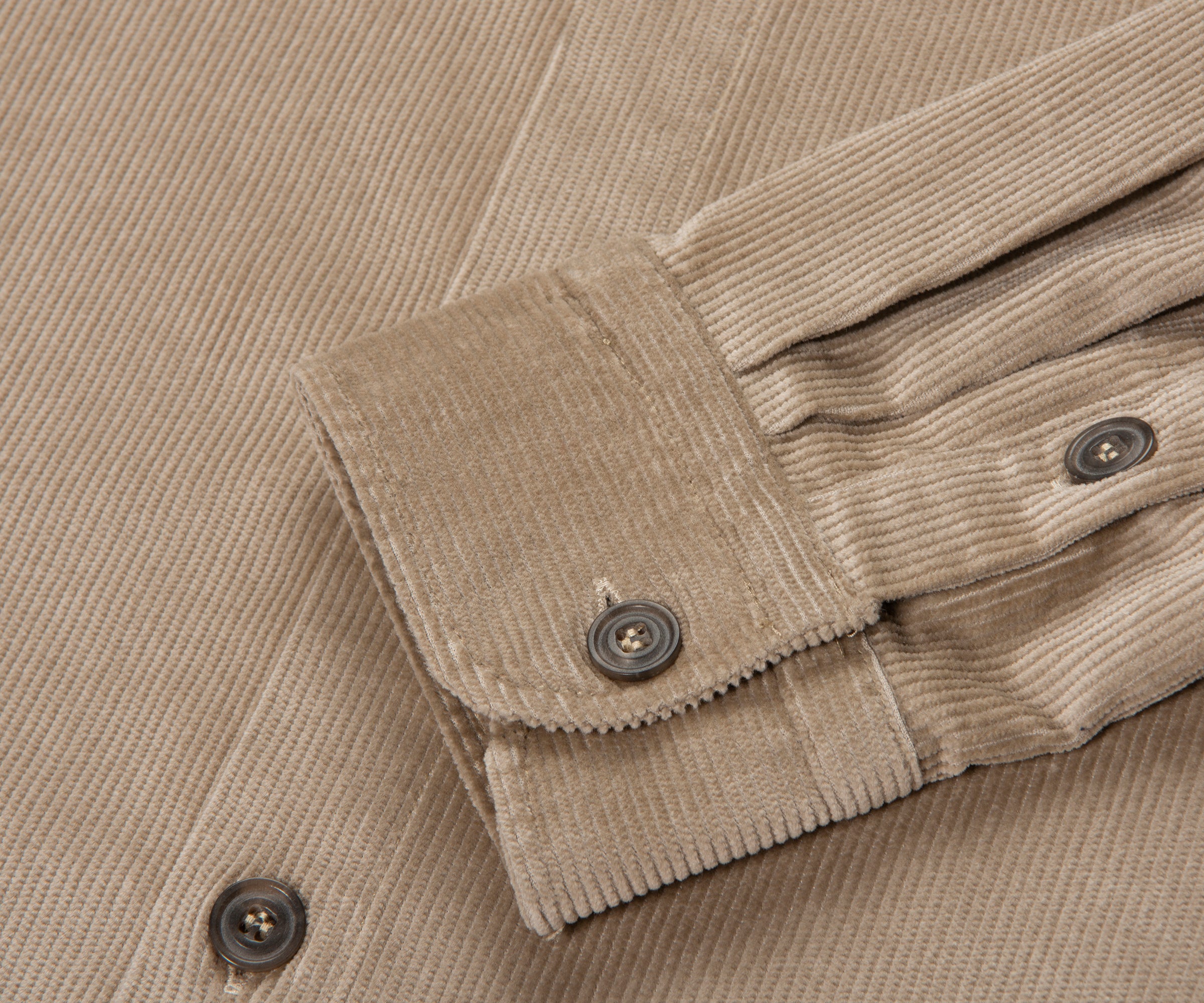 Paul & Shark Sand Thin Cord Overshirt