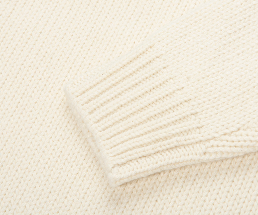 Paul & Shark Cream Woolen Knitted Sweater