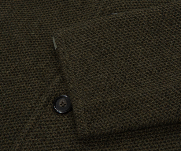 Paul & Shark Green Wool Knitted Overshirt