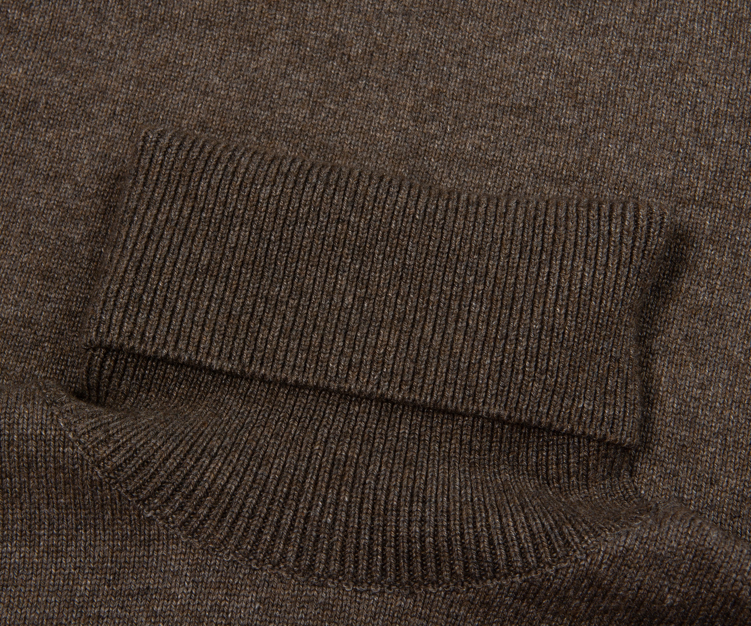 Paul & Shark Brown Knitted Roll Neck