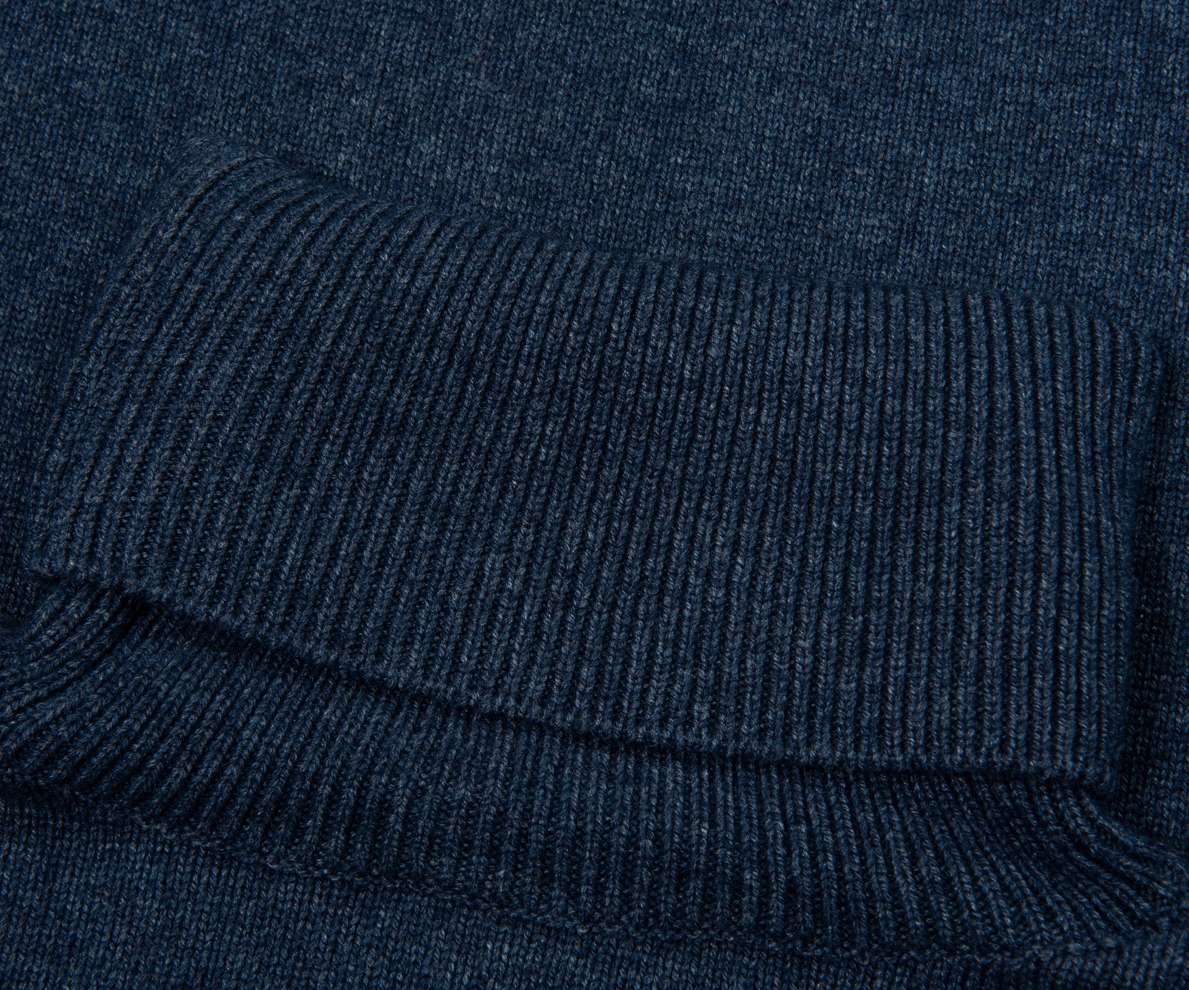 Paul & Shark Blue Knitted Roll Neck